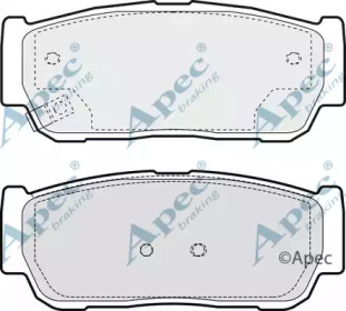 Комплект тормозных колодок APEC braking PAD1380