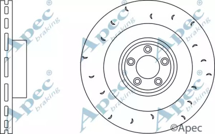 Тормозной диск APEC braking DSK2917