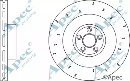 Тормозной диск APEC braking DSK2918