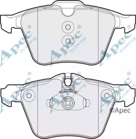 Комплект тормозных колодок APEC braking PAD1595