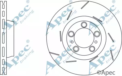 Тормозной диск APEC braking DSK3264