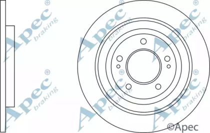 Тормозной диск APEC braking DSK3268