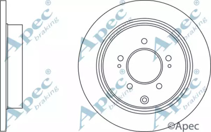 Тормозной диск APEC braking DSK3269