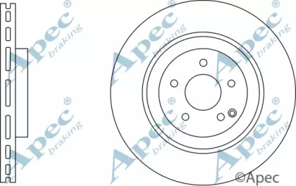 Тормозной диск APEC braking DSK3273