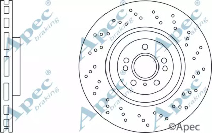 Тормозной диск APEC braking DSK3276