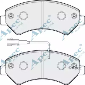 Комплект тормозных колодок APEC braking PAD1859