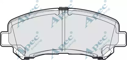 Комплект тормозных колодок APEC braking PAD1869