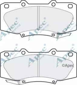 Комплект тормозных колодок APEC braking PAD1872