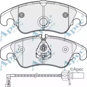 Комплект тормозных колодок APEC braking PAD1861