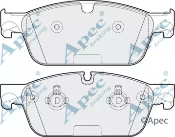 Комплект тормозных колодок APEC braking PAD1928