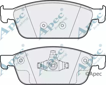 Комплект тормозных колодок APEC braking PAD1949