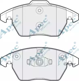 Комплект тормозных колодок APEC braking PAD2041