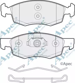 Комплект тормозных колодок APEC braking PAD2017