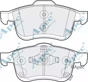 Комплект тормозных колодок APEC braking PAD2015