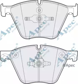 Комплект тормозных колодок APEC braking PAD1952