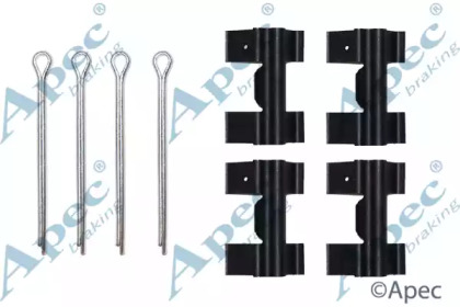 Комплектующие, тормозные колодки APEC braking KIT248