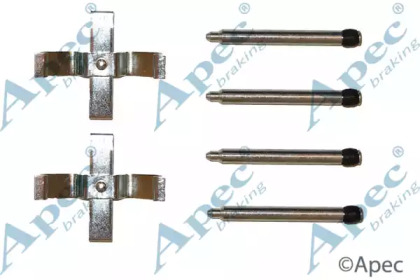 Комплектующие, тормозные колодки APEC braking KIT310