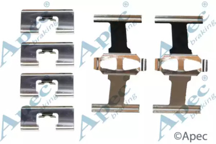 Комплектующие, тормозные колодки APEC braking KIT514