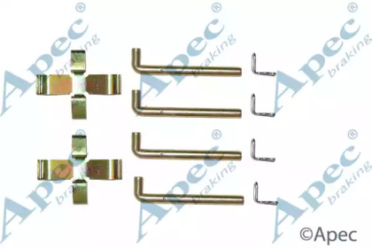 Комплектующие, тормозные колодки APEC braking KIT211