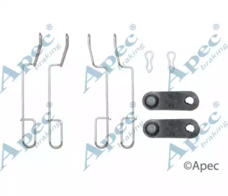 Комплектующие, тормозные колодки APEC braking KIT237