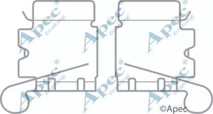 Комплектующие APEC braking KIT1059