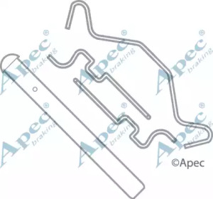 Комплектующие, тормозные колодки APEC braking KIT1101