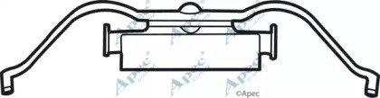 Комплектующие, тормозные колодки APEC braking KIT1183