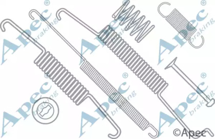 Комплектующие, тормозная колодка APEC braking KIT700