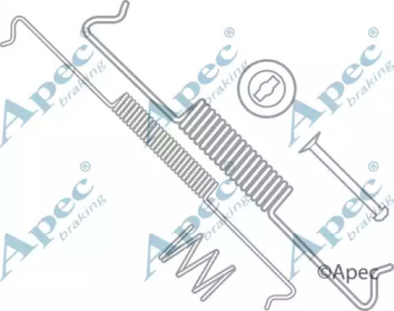 Комплектующие, тормозная колодка APEC braking KIT721