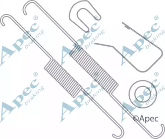 Комплектующие, тормозная колодка APEC braking KIT722