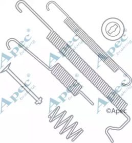 Комплектующие, тормозная колодка APEC braking KIT730