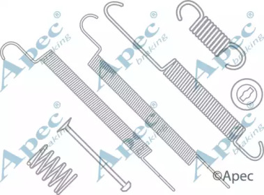 Комплектующие, тормозная колодка APEC braking KIT734