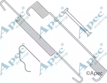 Комплектующие, тормозная колодка APEC braking KIT736