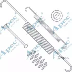 Комплектующие, тормозная колодка APEC braking KIT742