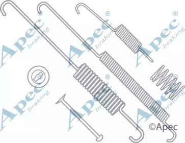 Комплектующие, тормозная колодка APEC braking KIT746