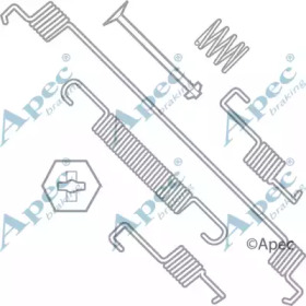 Комплектующие, тормозная колодка APEC braking KIT749