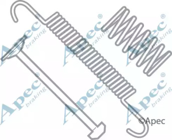 Комплектующие, тормозная колодка APEC braking KIT756