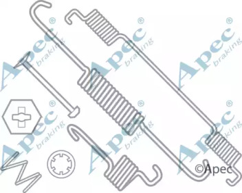 Комплектующие, тормозная колодка APEC braking KIT758