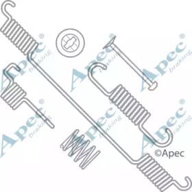 Комплектующие, тормозная колодка APEC braking KIT764