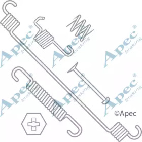 Комплектующие, тормозная колодка APEC braking KIT772