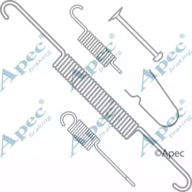 Комплектующие, тормозная колодка APEC braking KIT774