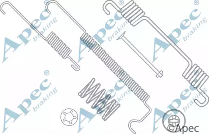 Комплектующие, тормозная колодка APEC braking KIT779