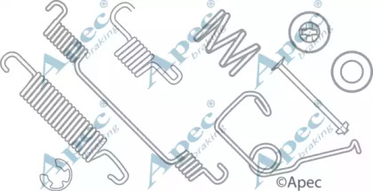 Комплектующие, тормозная колодка APEC braking KIT780