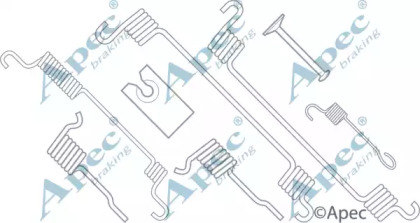 Комплектующие, тормозная колодка APEC braking KIT785