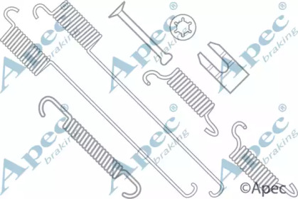 Комплектующие, тормозная колодка APEC braking KIT786