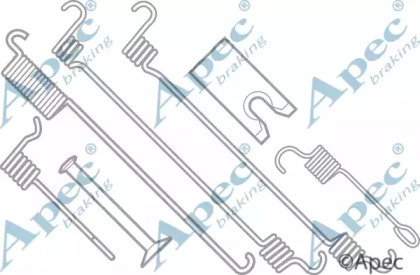 Комплектующие, тормозная колодка APEC braking KIT796