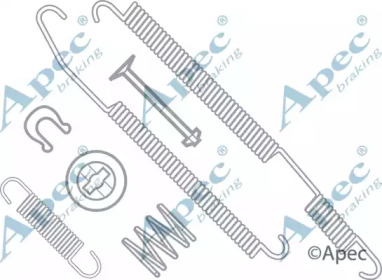 Комплектующие, тормозная колодка APEC braking KIT799