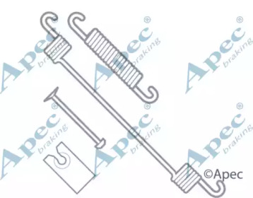 Комплектующие, тормозная колодка APEC braking KIT958