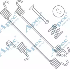 Комплектующие, тормозная колодка APEC braking KIT992