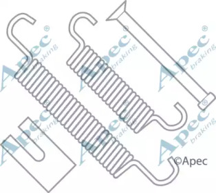 Комплектующие, тормозная колодка APEC braking KIT998